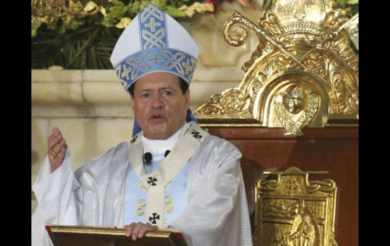 Rivera pidió una plegaria para evitar violencia y que regrese la paz. NTX / ARCHIVO