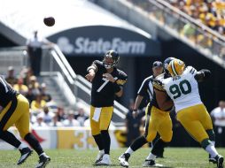 Los aficionados de Pittsburgh pudieron ver algunas jugadas de su veterano quarterback Ben Roethlisberger. AFP / J. Robbins