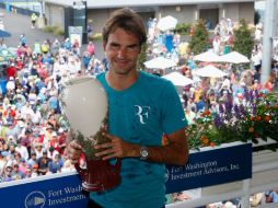 Roger Federer recuperó su lugar en la lista mundial. AFP / R. Carr