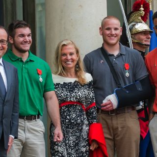 Darán medalla a uno de los soldados de EU del tren de Amsterdam