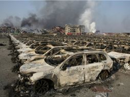 El 12 de agosto pasado se registró un incendio en una terminal de contenedores del puerto de Tianjin. AP / ARCHIVO