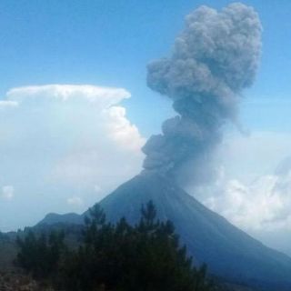 Disminuye la actividad del Volcán El Colima