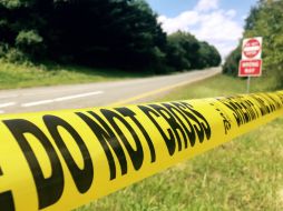 La policía cerca la zona donde fue confrontado Vester Lee Flanagan, presunto asesino de dos periodistas en Virginia. AFP / R. Macpherson