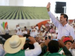 Encabeza la inauguración del 77 Congreso del Ejecutivo Nacional de la Confederación Campesina. TWITTER / @PresidenciaMX