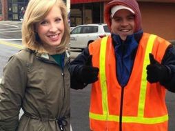 Los reporteros fueron asesinados mientras hacían un enlace en vivo. AFP / Especial