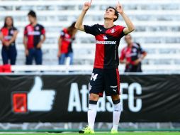 Rodrigo Godínez celebra su gol. MEXSPORT / A. Macías