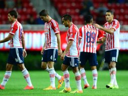 El gol de Coras dio traste con los planes de festejar la victoria por parte de Chivas. MEXSPORT / A. Macías