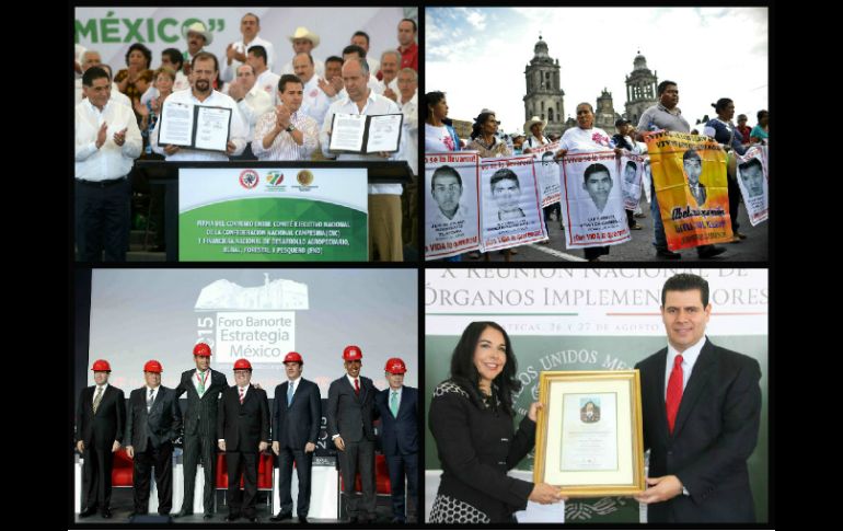 Los protagonistas de las noticias más relevantes del día de hoy. ESPECIAL /