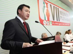 El secretario de Gobernación advirtió la percepción de los ciudadanos en materia de seguridad va a la baja. NTX / Javier Lira Otero