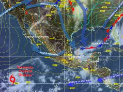 La tormenta podría convertirse en un potente huracán en los próximos días. TWITTER / @conagua_clima