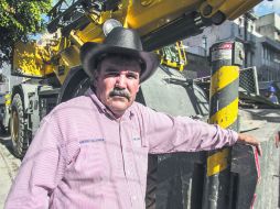 Lo llaman ''El Mexicano''. Es uno de los responsables de la construcción del nuevo Mercado Corona. EL INFORMADOR / R. Tamayo
