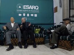 En torno a la arquitectura. Enrique Nafarrete, Gabriel Chávez de la Mora y Humberto Ponce Adame. EL INFORMADOR / E. Barrera