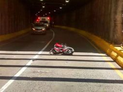 El hecho se registró hacia las 13:30 horas en el túnel a la altura de la glorieta de La Minerva. EL INFORMADOR /