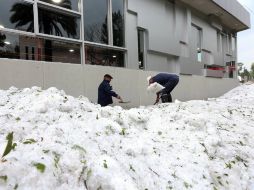 Varios municipios del Estado de México se vieron afectados por la intensa granizada. NTX / ARCHIVO