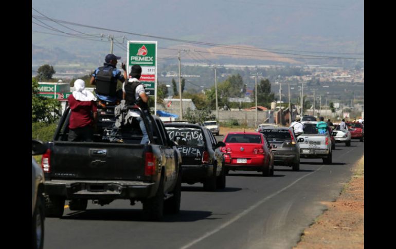El municipio michoacano ha sido sellado también por el grupo policial de élite que resguarda la región. SUN / ARCHIVO