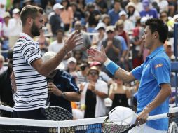 El partido se llevó a cabo en la cancha central de Flushing Meadows, con parciales de 6-4, 3-6, 4-6, 8-6 y 6-4. AP / C. Krupa