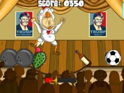 En el juego puedes vestir a Trump de distintas maneras y arrojarles diversos objetos. ESPECIAL / play.google.com