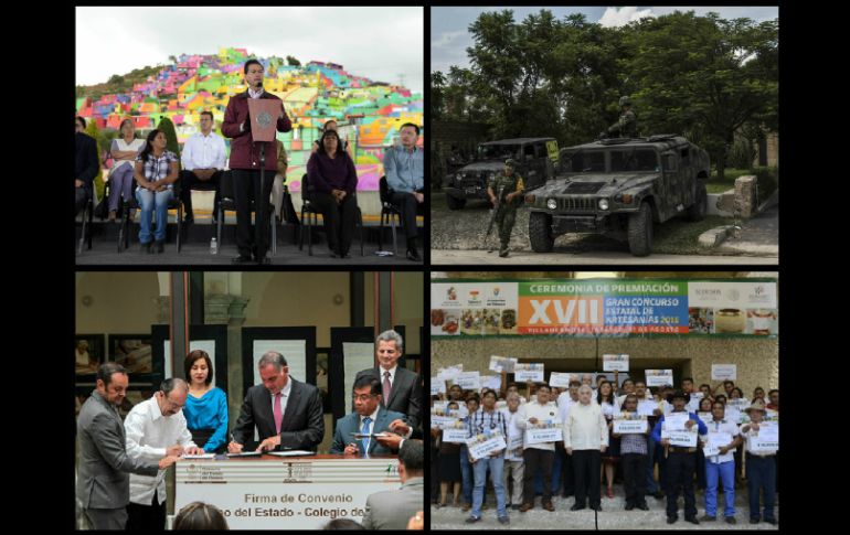 Los protagonistas de las noticias más relevantes del día de hoy. ESPECIAL /