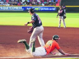 Aspecto del primer juego de la serie entre los Leones de Yucatán y los Tigres de Quintana Roo, con ventaja para los segundos. MEXSPORT / H. Borges