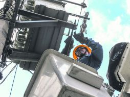 Para la CFE, el presente temporal ha representado más trabajo que otros años. EL INFORMADOR / A. García