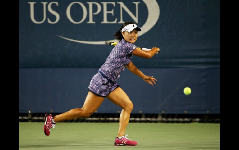 Kurumi Nara fijó cita en segunda ronda con la estadounidense Shelby Rogers. AFP / S. Lecka