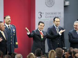 Aunque el mensaje del Mandatario es hoy, fue ayer, 01 de Septiembre, que el Tercer Informe de su Gobierno fue entregado. EFE / J. Méndez