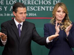 La pareja presidencial adquirió una casa en Lomas de Chapultepec valuada 86 millones de pesos. AP / ARCHIVO
