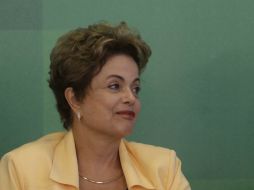 'Queremos cumplir la meta que estipulamos. Vamos a buscar reducir ese déficit', aseguró Rousseff. EFE / F. Bizerra