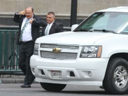 Duarte pospuso la cirugía para cumplir con agenda, como acudir al Informe presidencial. NTX / G. Durán