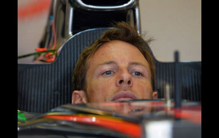 En Spa, Bélgica, Jenson Button arrancó penúltimo. AFP / ARCHIVO