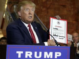 Trump es el favorito en los sondeos de las primarias de su partido. AP / R. Drew