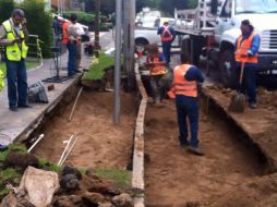 Personal del SIAPA trabaja desde la noche del miércoles en la zona. FACEBOOK / Siapa Gdl