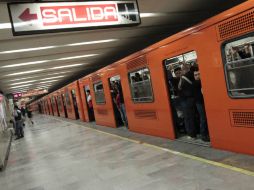 Actualmente el Metro es uno de los transportes que más capitalinos prefieren. NTX / J. Lira