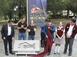 El gobernador del Estado, Aristóteles Sandoval, y el alcalde Ramiro Hernández, fueron los encargados de arrancar con la obra. EL INFORMADOR / A. Camacho