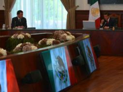 En el encuentro, el Mandatario supervisa los avances y las líneas de trabajo para los próximos tres años de su Gobierno. TWITTER / @PresidenciaMX