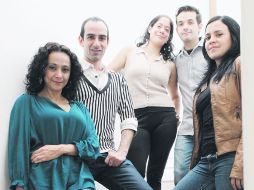 Karina Hurtado, Andrés David, Andrea Sánchez, Malu García y Nancy Arámbula, integran el elenco de 'La historia de la oca'. EL INFORMADOR / A. Camacho