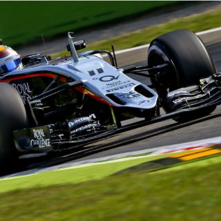 'Checo' Pérez, contento con su calificación en Italia