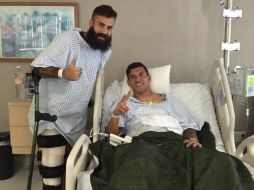 Francisco Javier Rodríguez es operado esta mañana de la lesión en la rodilla derecha. TWITTER / @marccrosas