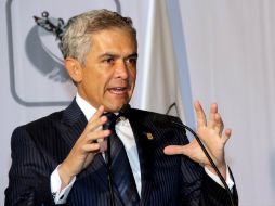 Miguel Ángel Mancera informa que la próxima semana tendría preparado el panorama de los ajustes al presupuesto. NTX / ARCHIVO