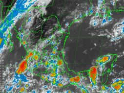 La depresión tropical por el momento no causa afectaciones al territorio nacional. TWITTER / @conagua_mx