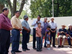 El alcalde de Guadalajara, Ramiro Hernández inauguró el parque. ESPECIAL /