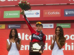 El corredor considera ''increíble''  haber ganado la décimocuarta etapa de la Vuelta a España pese a problemas que ha tenido este año. AFP / J. Reina
