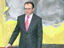 Luis Videgaray Caso recibirá una metralla de cuestionamientos por parte de los legisladores de oposición. NTX / ARCHIVO