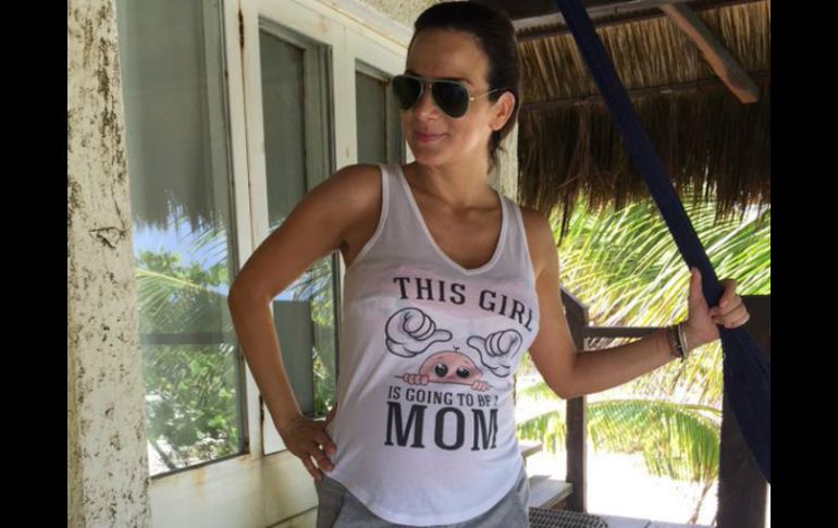La actriz estuvo compartiendo con sus seguidores momentos de su embarazo. TWITTER / @silvnavarro