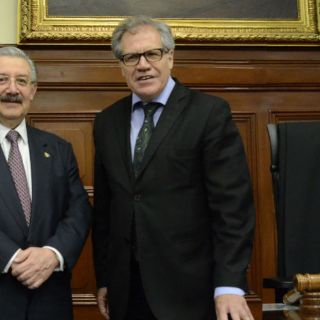 Secretario general de la OEA visita la Suprema Corte