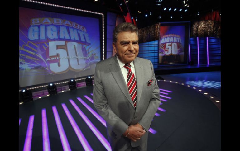 El 19 de septiembre se transmitirá en Univision la última emisión de su programa ´Sábado Gigante´, tras 53 años en el aire. AP / ARCHIVO