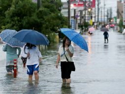 Desde hace varios días, Japón registra lluvias torrenciales y crecidas; algunas personas han sido obligadas a desalojar sus hogares. AFP / J. Press