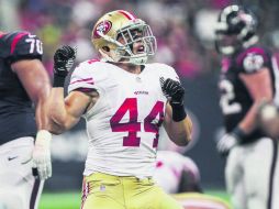 Shayne Skov. El linebacker vivió en Guadalajara en su adolescencia. AP / ARCHIVO