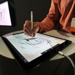 iPad Pro 'apantalla' con su tamaño, teclado y su 'pencil'
