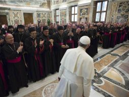 Francisco invita a los sacerdotes a generar sentimientos de ternura, bondad, humildad, mansedumbre y magnanimidad. EFE /